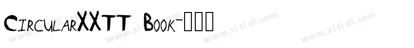 CircularXXTT Book字体转换